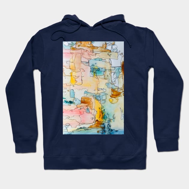 Abstract Hoodie by Miriam de la Paz